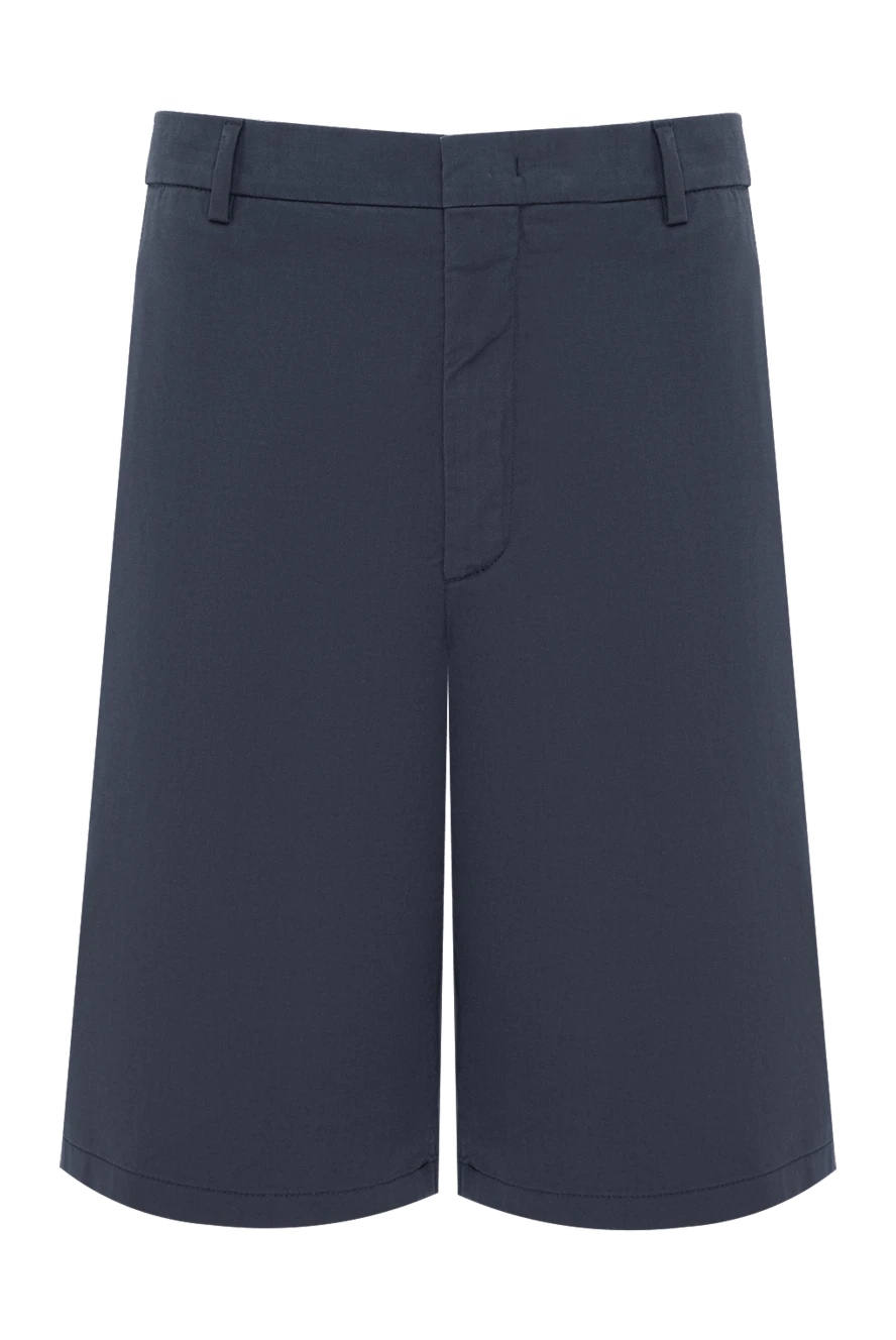 Loro Piana чоловічі класичні шорти чинос jarno глибокого темно-синього кольору 195129 - фото 1