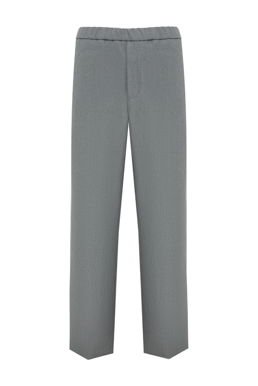 Loro Piana свободные шерстяные брюки с эластичным поясом 195130 - фото 1