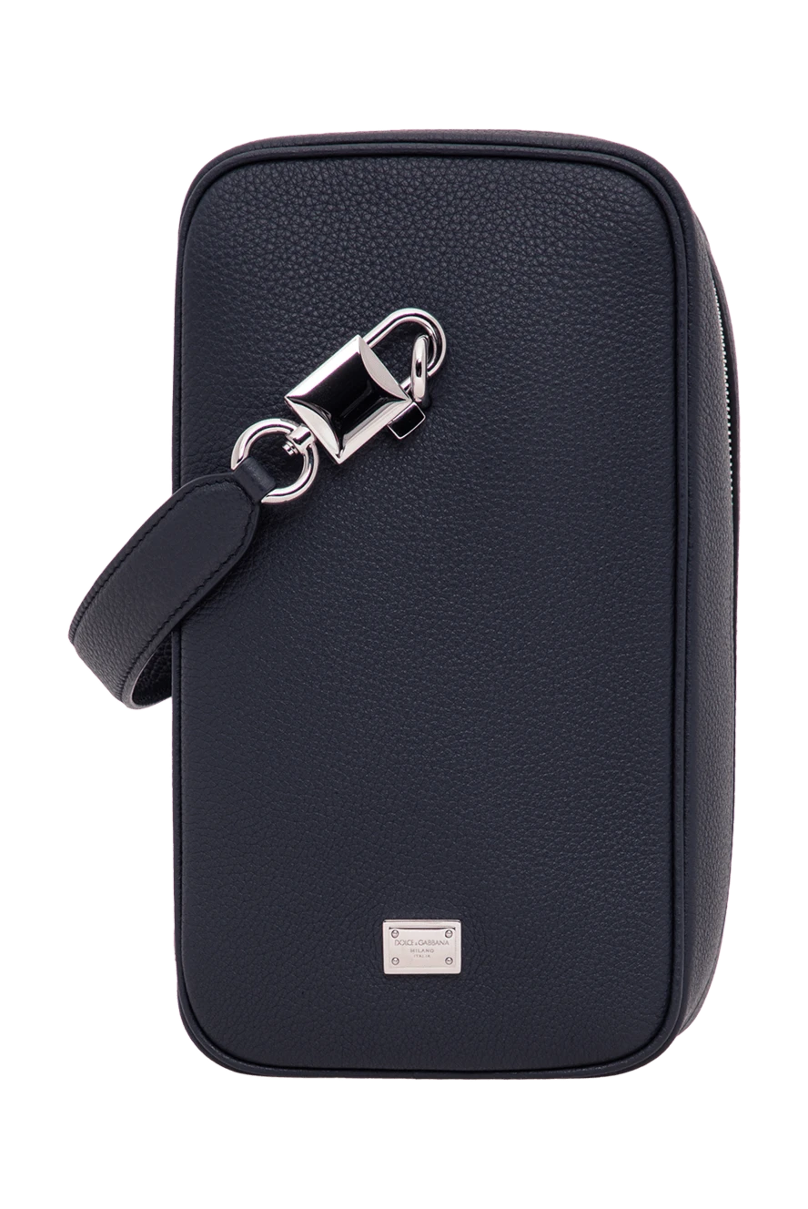 Dolce & Gabbana lock bag made of blue calfskin 196643 - photo 1