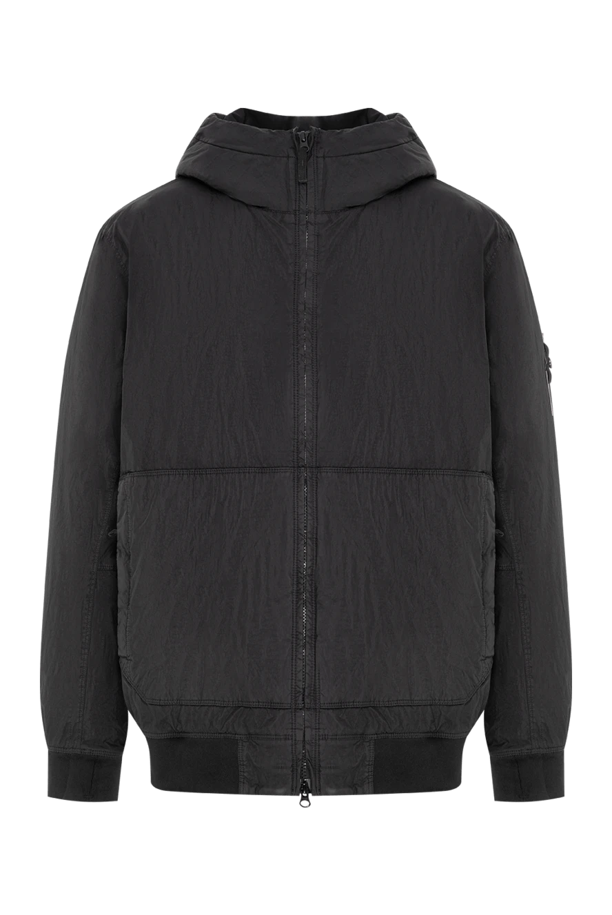 Stone Island black hooded jacket made of three-layer high-performance material 196803 - photo 1