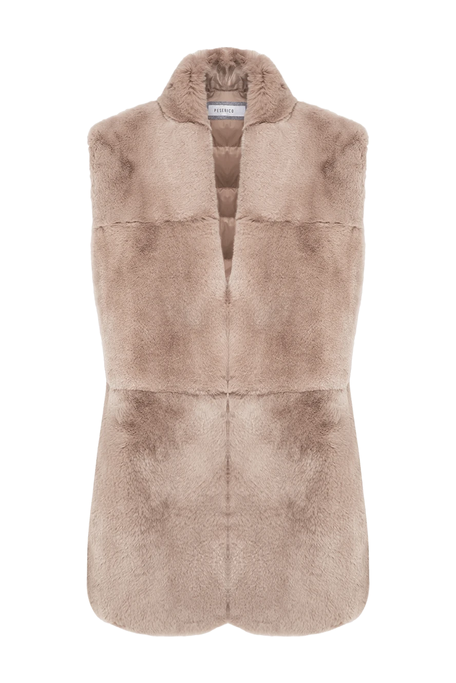Peserico fur vest with quilted nylon lining in powder finish 197776 - photo 1