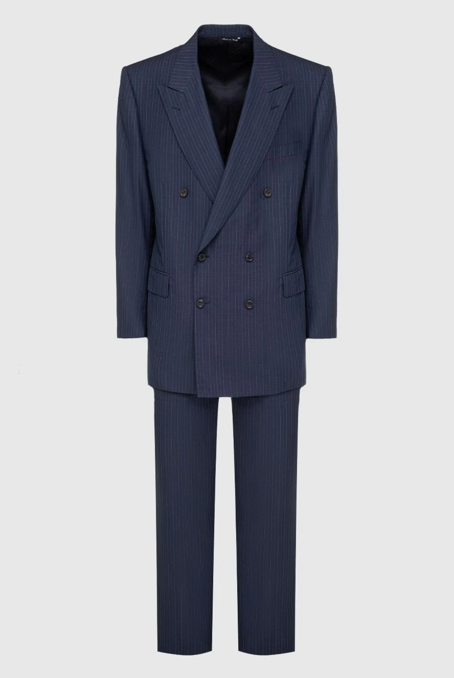 Canali man blue wool and silk suit for men 949165 - photo 1