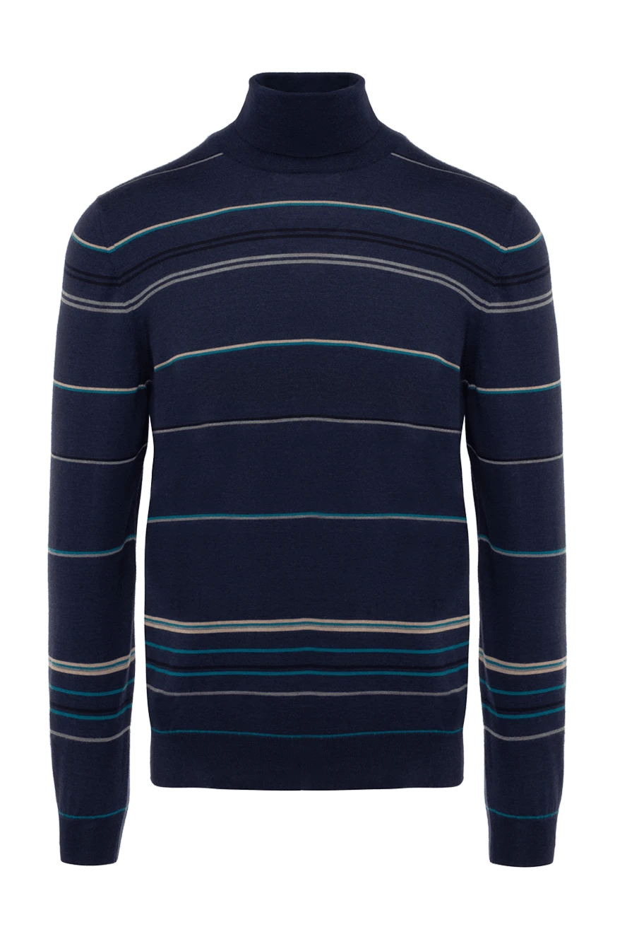 Svevo man men's cashmere and silk golf blue 983414 - photo 1