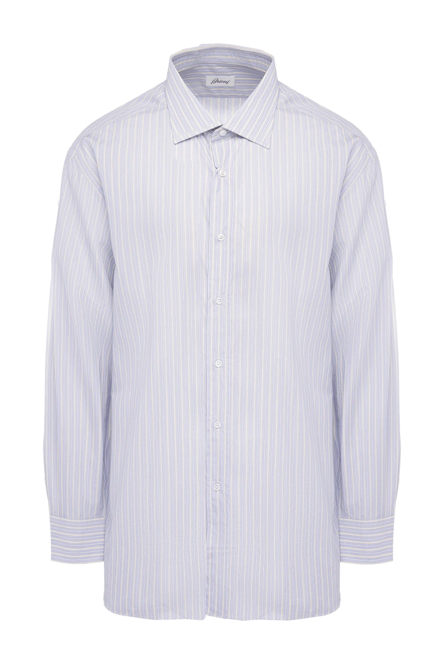 Brioni man blue cotton shirt for men 987052 - photo 1