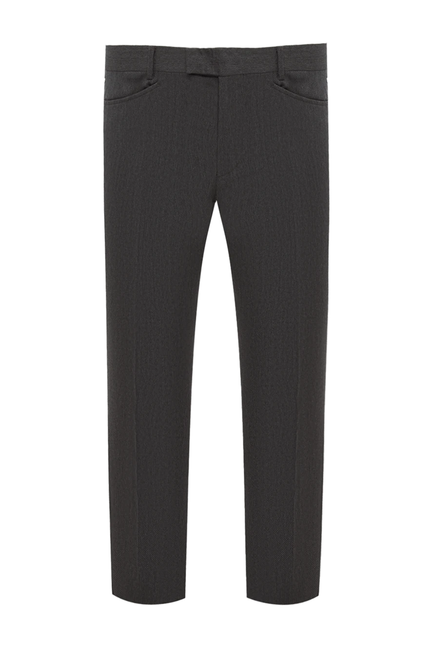 Gucci man gray wool pants for men 998701 - photo 1