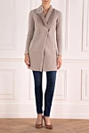 Brunello Cucinelli  - zipper. satin collar, fabric flower. two side pockets. 100% cashmere. Country of manufacture: Italy. Care: specialized cleaning - photo 7