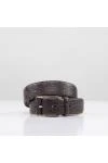  Cesare di Napoli - Textured leather. 100% crocodile leather. Size: Width 3.5cm. Buckle. Country of manufacture: Italy. Care: specialized cleaning - photo 4