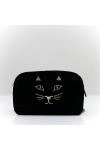 Charlotte Olympia  - embroidery in the form of a cat. 50 cm waist strap. Compartments/pockets: two compartments, two pockets. Interior decoration: textiles, leather. zipper. 50% leather, 35% cotton, 15% modal. Country of manufacture: Italy. Care: specialized cleaning - photo 7