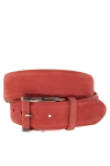  Cesare di Napoli - 100% nubuck. Size: Width 4cm. Closure: Buckle. Country of manufacture: Italy. Care: specialized cleaning - photo 4