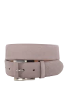 Cesare di Napoli  - 100% nubuck. Size: Width 4cm. Closure: Buckle. Country of manufacture: Italy. Care: specialized cleaning - photo 5