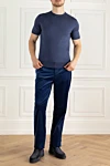 Cesare di Napoli  - Short sleeve. 55% silk, 45% cotton. Country of manufacture: Italy. Care: specialized cleaning - photo 7