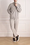 Brunello Cucinelli  - 57% cashmere, 40% cotton, 3% polyamide. Closure: Drawstring, zipper. Four side pockets. Country of manufacture: Italy. Care: specialized cleaning - photo 7