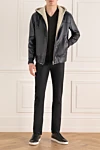  Brunello Cucinelli - Hood. 100% genuine leather. Closure: Zipper. Two side pockets. Lining: 100% natural fur. Country of manufacture: Italy. Care: specialized cleaning - photo 10