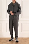  Brunello Cucinelli - Hood. 93% cotton, 7% polyamide. Closure: Drawstring, zipper. Four side pockets. Country of manufacture: Italy. Care: specialized cleaning - photo 8