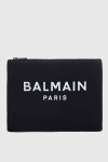 Balmain  - Принт бренду. 100% неопрен. Блискавка. одне відділення. Країна виробник: Франция. Догляд: спеціалізоване чищення - фото 5