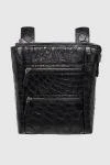 Tardini  - Textured leather. Adjustable strap. 100% crocodile. Three compartments. Closure: Zipper. Country of manufacture: Italy. Care: specialized cleaning - photo 7