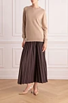 Brunello Cucinelli  - 51% cashmere, 22% silk, 20% acrylic. Country of manufacture: Italy. Care: specialized cleaning - photo 7