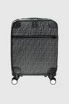  Fendi - logo print. wheeled suitcase. 100% genuine leather. Handles: two handles, one retractable. outer pocket. Fastener: zipper. Country of manufacture: Italy. Care: specialized cleaning - photo 8