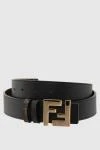 Fendi  - genuine leather. Decoration: logo print, logo on the buckle, gold-plated buckle. buckle. Country of manufacture: Italy. Care: specialized cleaning - photo 7