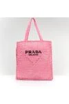  Prada - weaving, embroidered logo. Ingredients: raffia. Size: 36cm x 35cm x 4cm. Country of manufacture: Italy. Care: specialized cleaning - photo 6