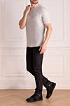 Brunello Cucinelli  - logo, melange. 100% cotton. Country of manufacture: Italy. Care: specialized cleaning - photo 7