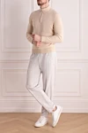 Brunello Cucinelli  - 94% cotton, 6% polyamide. Closure: Drawstring. Two side pockets, two back pockets. Country of manufacture: Italy. Care: specialized cleaning - photo 9