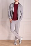 Brunello Cucinelli  - Hood. 93% cotton, 7% polyamide. Closure: Drawstring, zipper. Four side pockets. Country of manufacture: Italy. Care: specialized cleaning - photo 7
