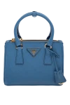  Prada - позолочена металева фурнітура, фактурна поверхня, нашитий логотип. блискавка. 100% натуральна шкіра. Країна виробник: Италия. Догляд: спеціалізоване чищення - фото 8