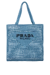  Prada - braided cut, embroidered logo. 100% paper yarn. Country of manufacture: Italy. Care: specialized cleaning - photo 6