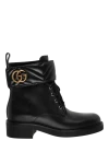 Gucci - logo buckle. 100% genuine leather. Heel height: 3.5 centimeters. zipper. Country of manufacture: Italy. Care: specialized cleaning - photo 6