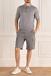 Brunello Cucinelli  - 94% cotton, 6% polyamide. Closure: button, zipper. two side leg pockets, two back pockets with flaps. Country of manufacture: Italy. Care: specialized cleaning - photo 7