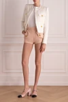 Balmain  - ефект потертості, золотисті гудзики. 100% бавовна. гудзики, блискавка. 8 кишень. Країна виробник: Франция. Догляд: спеціалізоване чищення - фото 7