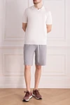  Brunello Cucinelli - melange. Closure: drawstring, zipper. 93% cotton, 7% polyamide. two front pockets, two back pockets. Country of manufacture: Italy. Care: specialized cleaning - photo 6