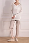 Brunello Cucinelli  - 75% linen, 25% silk. Country of manufacture: Italy. Care: specialized cleaning - photo 7