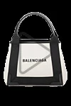  Balenciaga - brand logo. cotton canvas and calfskin. Size: L25 x H19 x W7 cm. Country of manufacture: Italy. Care: specialized cleaning - photo 8