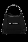  Balenciaga - brand logo. cotton canvas and calfskin. Size: L25 x H19 x W7 cm. Country of manufacture: Italy. Care: specialized cleaning - photo 8