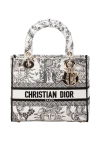  Dior - підвіски, вишивка Dior. 100% бавовна. Розміри: 24 х 20 х 12 см. Довжина ручки 32см. Країна виробник: Франция. Догляд: спеціалізоване чищення - фото 6