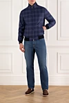 Enrico Mandelli  - checkered pattern. 52% silk, 48% cashmere. two side pockets. Fastener: zipper. Country of manufacture: Italy. Care: specialized cleaning - photo 7