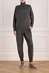 Brunello Cucinelli  - brand logo. 60% wool, 30% cashmere, 10% silk. Country of manufacture: Italy. Care: specialized cleaning - photo 7