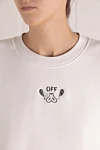 Off-White  - 100% хлопок. Страна производитель: Италия. Уход: специализированная чистка - фото 7