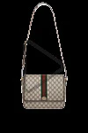 Gucci  - логотип бренда. 100% канва. Ремень: плечевой ремень.  молния. Страна производитель: Италия. Уход: специализированная чистка - фото 9