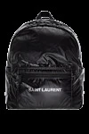 Saint Laurent  - brand logo. 100% polyester. Strap: Adjustable shoulder straps. Front zip pocket on outside. Closure: zipper. Country of manufacture: Italy. Care: specialized cleaning - photo 7