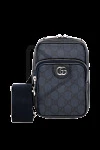  Gucci - логотип GG. 60% полиуретан, 20% полиэстер, 20% хлопок. Ремень: съемный регулируемый плечевой ремень высотой 55 см. 1 передний карман.  застежка-молния. Страна производитель: Италия. Уход: специализированная чистка - фото 10