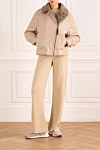 Brunello Cucinelli  - asymmetrical design. 100% genuine leather. Closure: zipper. two side pockets. Insulation: fur. Country of manufacture: Italy. Care: specialized cleaning - photo 7