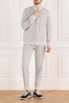 Brunello Cucinelli  - 87% cotton, 8% cashmere, 5% silk. Closure: zipper. Country of manufacture: Italy. Care: specialized cleaning - photo 7