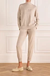 Brunello Cucinelli  - Decor embroidery brand logo. 60% wool, 30% cashmere, 10% silk. Country of manufacture: Italy. Care: specialized cleaning - photo 7