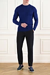 Cesare di Napoli  - 82% cotton, 18% elastane. Closure: drawstring, zipper. two side pockets, one back pocket. Country of manufacture: Italy. Care: specialized cleaning - photo 7