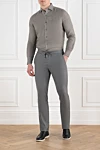 Cesare di Napoli  - 100% wool. Closure: drawstring, zipper. two side pockets, one back pocket. Country of manufacture: Italy. Care: specialized cleaning - photo 7