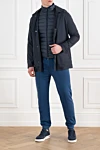 Corneliani  - капюшон. 100% поліестер. блискавка, гудзики. дві бічні кишені, дві нагрудні кишені. Країна виробник: Італія. Догляд: спеціалізоване чищення - фото 7