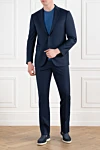 Corneliani  - 100% шерсть. пуговицы. два боковых кармана, один нагрудный. Страна производитель: Италия. Уход: специализированная чистка - фото 7